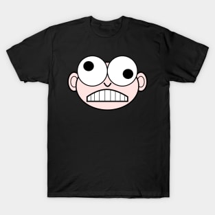 Funny and Hilarious Face with Goofy Doodle Eyes T-Shirt